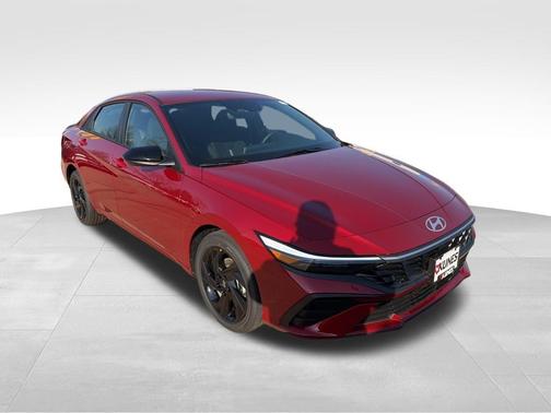 Red Metallic 2026 Hyundai ELANTRA HEV SEL Sport