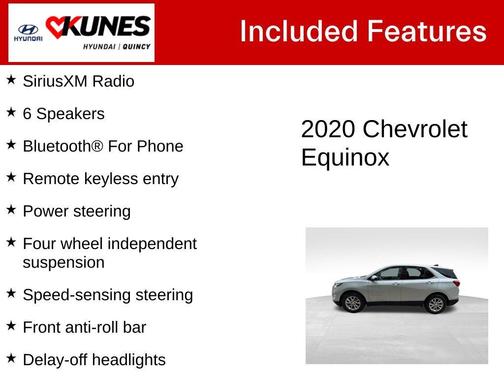 Silver Ice Metallic 2020 Chevrolet Equinox 2LT