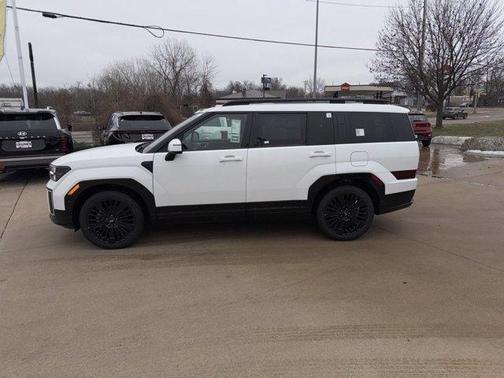 White 2026 Hyundai SANTA FE HEV Calligraphy