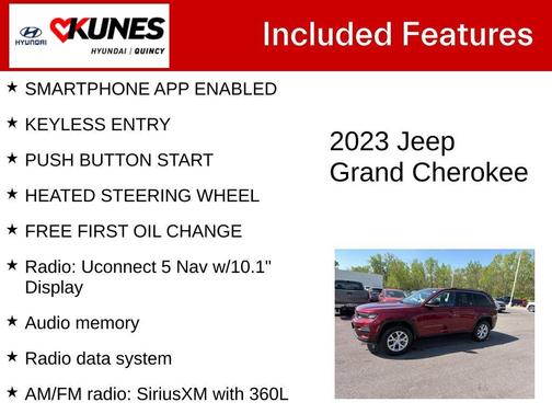 Velvet Red Pearlcoat 2023 Jeep Grand Cherokee Limited