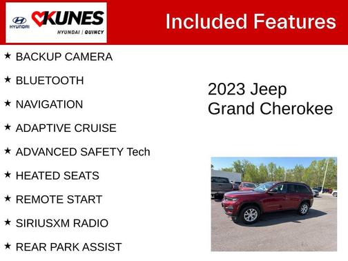 Velvet Red Pearlcoat 2023 Jeep Grand Cherokee Limited