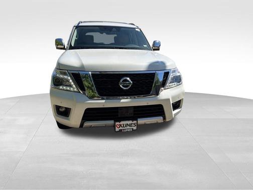 White 2018 Nissan Armada Platinum