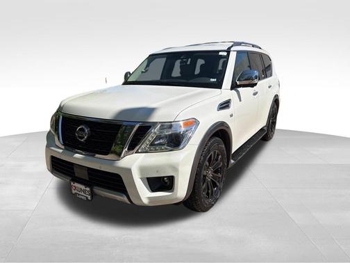 White 2018 Nissan Armada Platinum