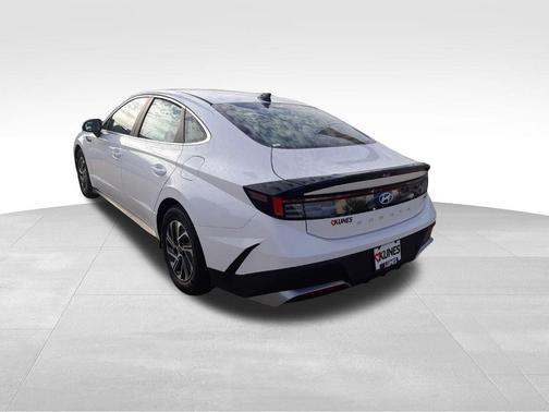 White 2026 Hyundai SONATA Hybrid Blue