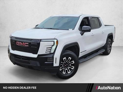 Summit White 2026 GMC Sierra EV Standard Range Elevation