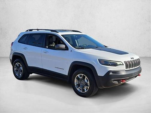 Bright White Clearcoat 2019 Jeep Cherokee Trailhawk
