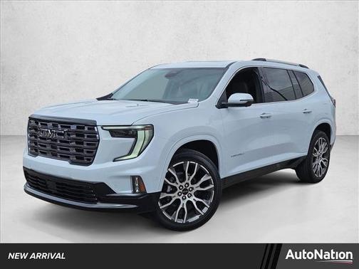 Glacier White Tricoat 2026 GMC Acadia Denali