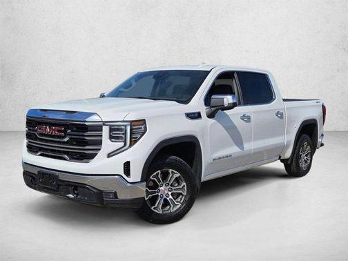 Summit White 2025 GMC Sierra 1500 SLT