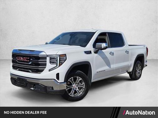 Summit White 2025 GMC Sierra 1500 SLT
