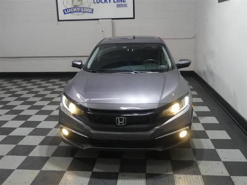 Modern Steel Metallic 2019 Honda Civic EX