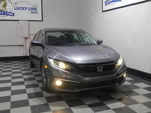 Modern Steel Metallic 2019 Honda Civic EX