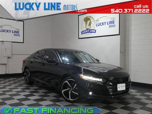 Crystal Black Pearl 2022 Honda Accord Sport 1.5T