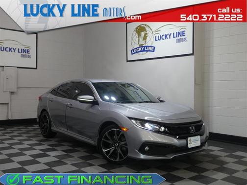 Lunar Silver Metallic 2019 Honda Civic Sport