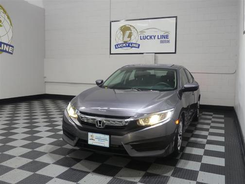 Modern Steel Metallic 2016 Honda Civic LX