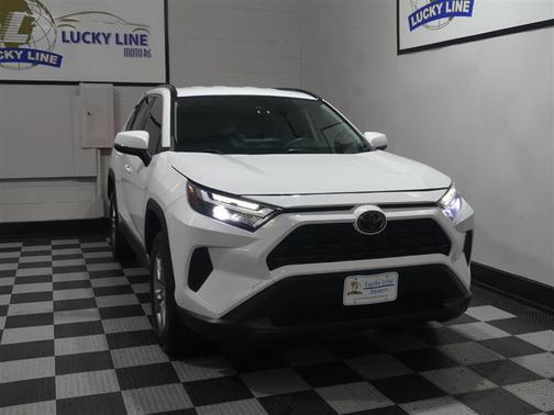 White 2022 Toyota RAV4 XLE