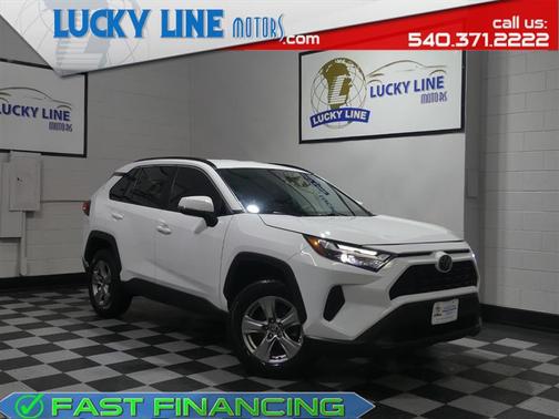 White 2022 Toyota RAV4 XLE