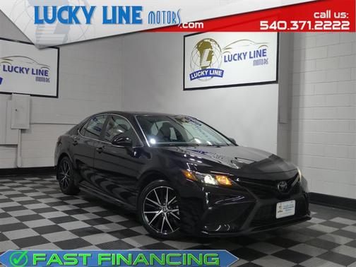Midnight Black Metallic 2023 Toyota Camry SE