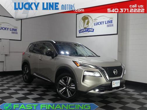 Silver 2021 Nissan Rogue Platinum