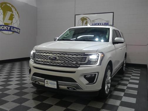 White Platinum Metallic Tri-Coat 2019 Ford Expedition Platinum