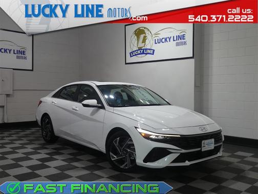 Serenity White 2025 Hyundai ELANTRA Limited