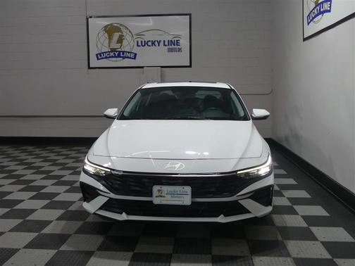Serenity White 2025 Hyundai ELANTRA Limited
