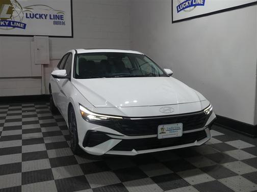 Serenity White 2025 Hyundai ELANTRA Limited