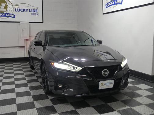 Ruby Slate Gray Pearl w/Black Roof 2021 Nissan Maxima 3.5 Platinum