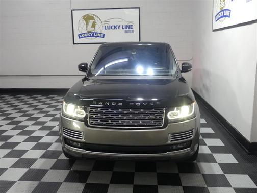 Black 2015 Land Rover Range Rover 5.0L Supercharged Autobiography Black