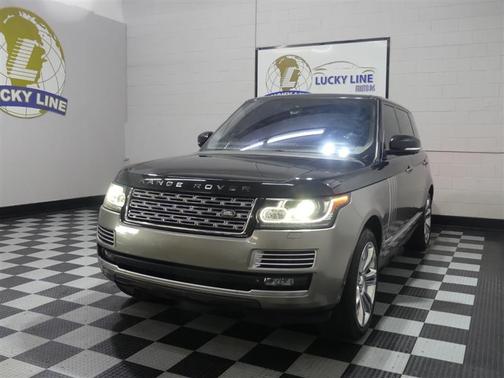Black 2015 Land Rover Range Rover 5.0L Supercharged Autobiography Black