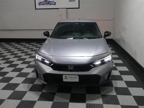 Solar Silver Metallic 2025 Honda Civic Sport