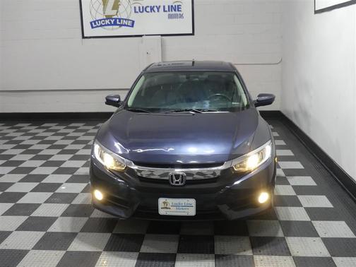 Blue 2018 Honda Civic EX-T