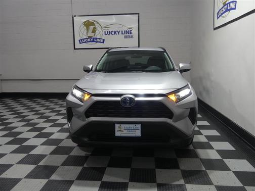 Silver Sky Metallic 2021 Toyota RAV4 Hybrid LE