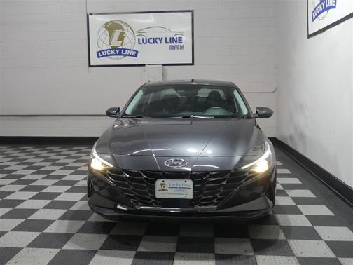 Portofino Gray 2021 Hyundai ELANTRA SEL