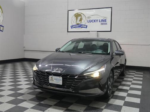 Portofino Gray 2021 Hyundai ELANTRA SEL
