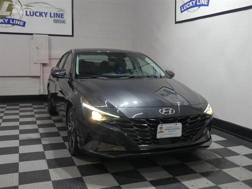 Portofino Gray 2021 Hyundai ELANTRA SEL