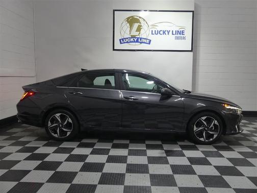 Portofino Gray 2021 Hyundai ELANTRA SEL
