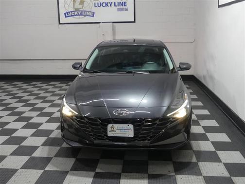 Portofino Gray 2021 Hyundai ELANTRA SEL