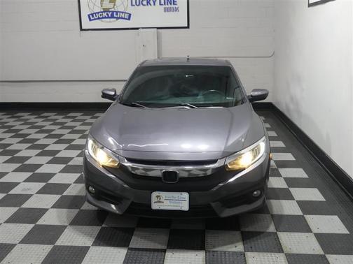 Modern Steel Metallic 2018 Honda Civic EX-L