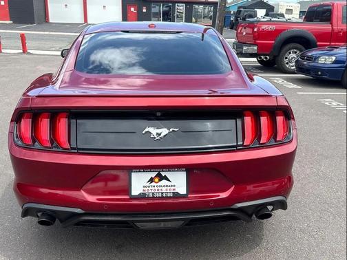 Red 2018 Ford Mustang EcoBoost