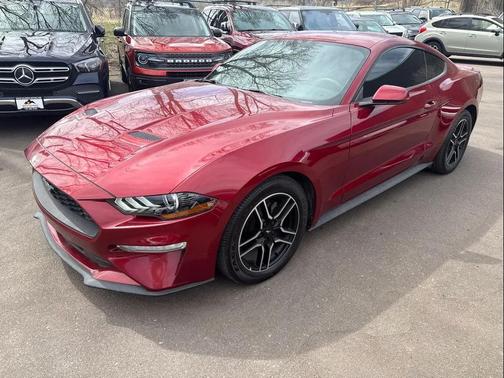 Red 2018 Ford Mustang EcoBoost