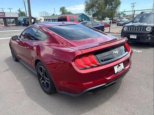 Red 2018 Ford Mustang EcoBoost