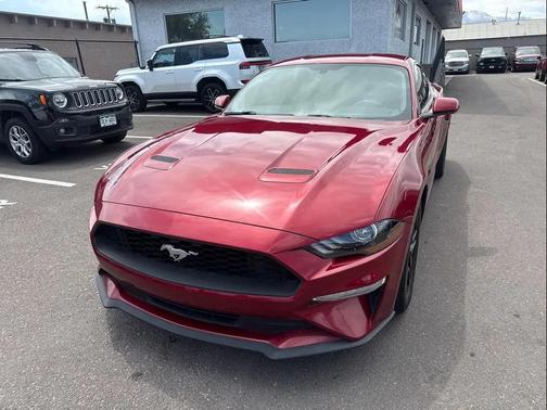 Red 2018 Ford Mustang EcoBoost