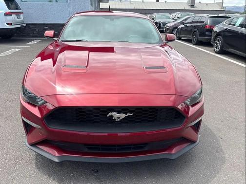 Red 2018 Ford Mustang EcoBoost
