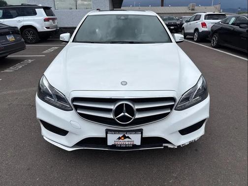 White 2014 Mercedes-Benz E-Class 4MATIC