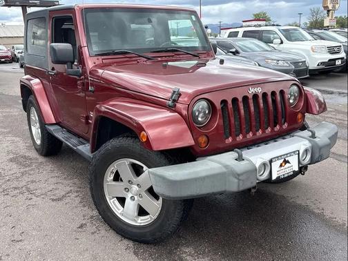 Red 2008 Jeep Wrangler Sahara