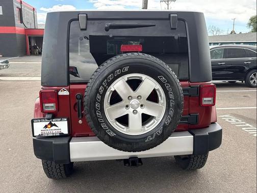 Red 2008 Jeep Wrangler Sahara