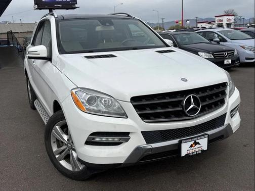 White 2015 Mercedes-Benz M-Class 4MATIC