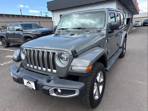 Gray 2018 Jeep Wrangler Unlimited Sahara