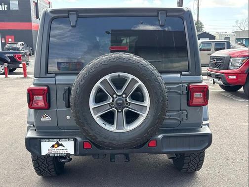 Gray 2018 Jeep Wrangler Unlimited Sahara