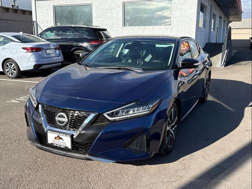 Deep Blue Pearl 2023 Nissan Maxima SV Xtronic CVT